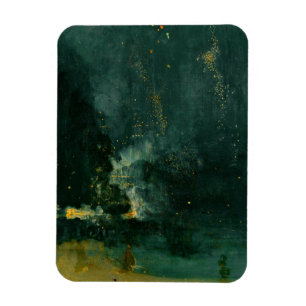 Imán James Whistler - Nocturne en negro y oro
