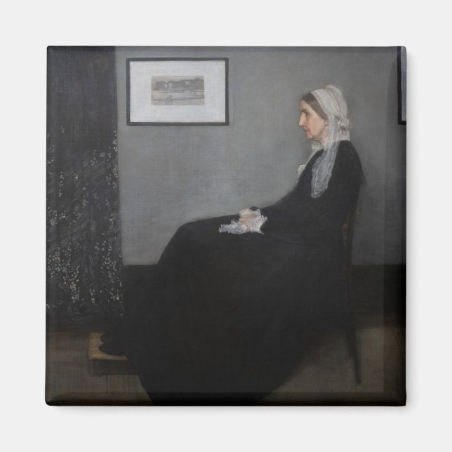 Imán James Whistler - Retrato de la madre del artista (Frente)
