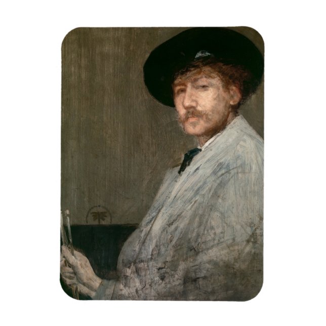Imán James Whistler - Retrato del pintor (Vertical)