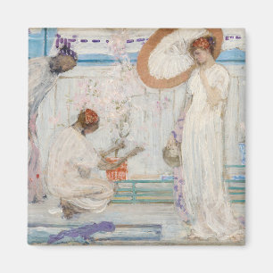 Imán James Whistler - Sinfonía blanca, tres Chicas