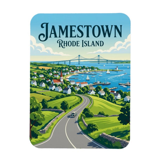 Imán Jamestown Rhode Island (Vertical)