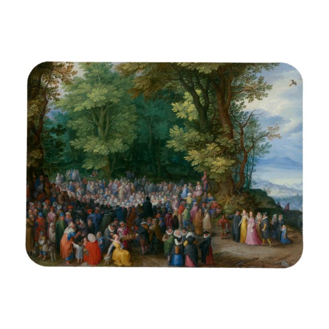 Imán Jan Brueghel el mayor - El sermón en el monte (Horizontal)