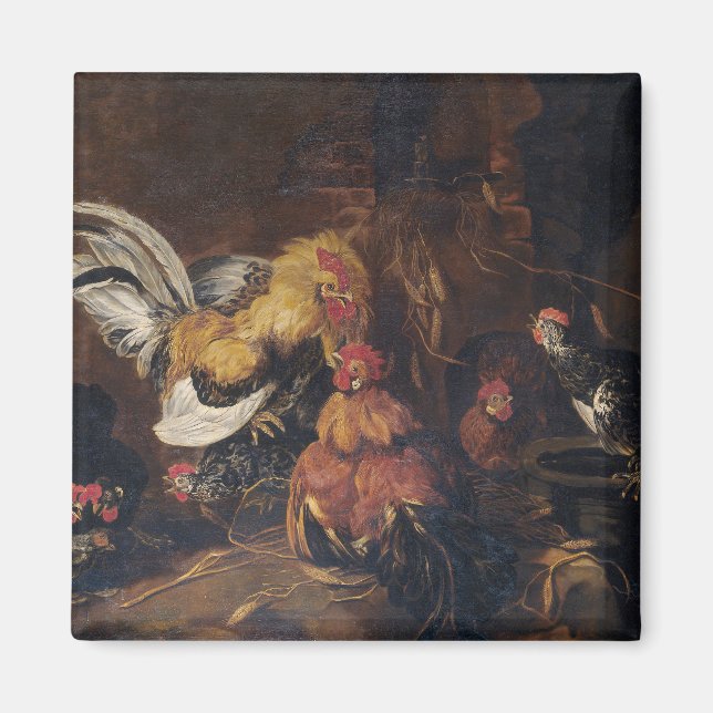 Imán Jan Fyt Cockfight (Frente)