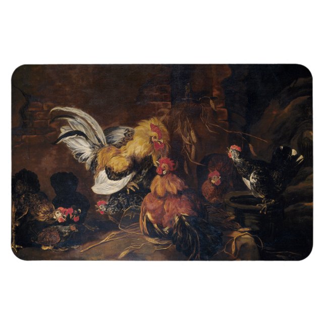 Imán Jan Fyt Cockfight (Horizontal)