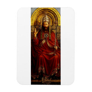 Imán Jan van Eyck Dios Padre en el Trono Arte Fino