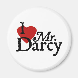 Imán Jane Austen I LOVE Mr Darcy