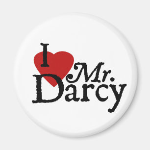 Imán Jane Austen I LOVE Mr Darcy