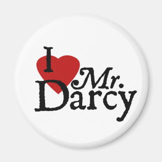 Imán Jane Austen I LOVE Mr Darcy
