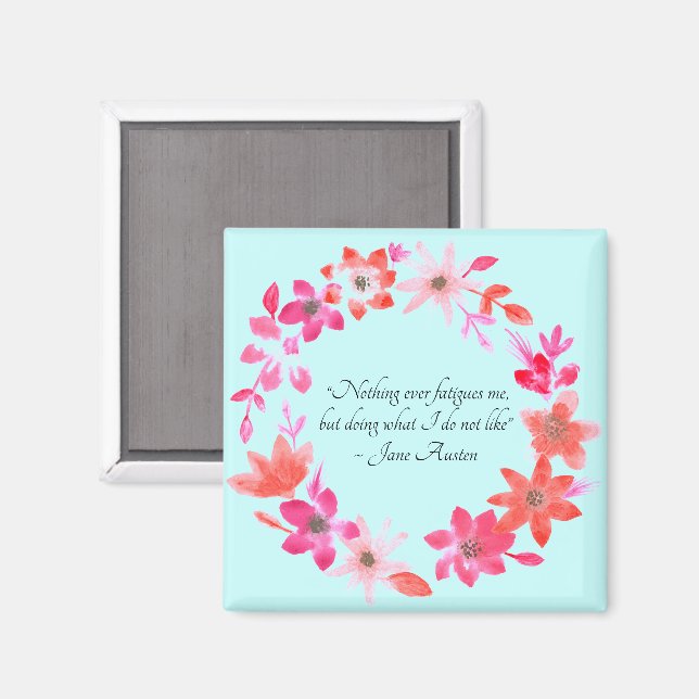 Imán Jane Austen Self-Care Quote – Mansfield Park  (Anverso/Reverso)