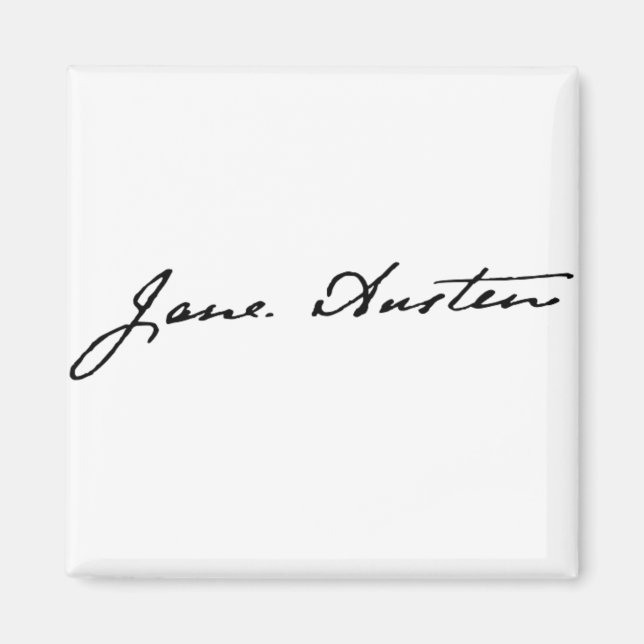 Imán Jane Austen Signature (Frente)