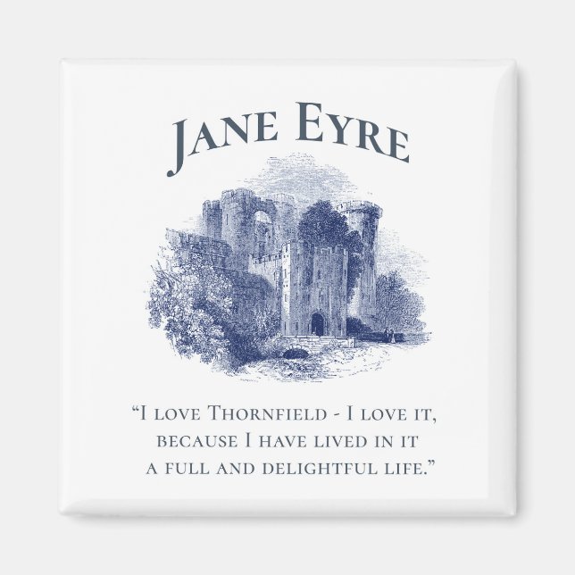 Imán Jane Eyre - Amo Thornfield - Plaza del Castillo (Frente)