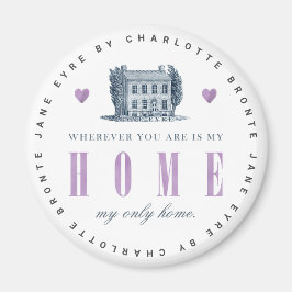 Imán Jane Eyre - Mi único hogar - Casa de época