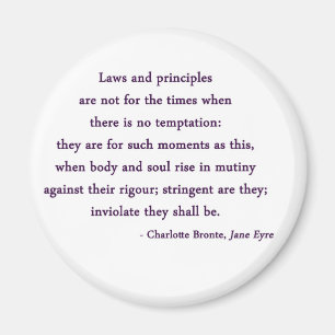 Imán Jane Eyre Quote Magnet