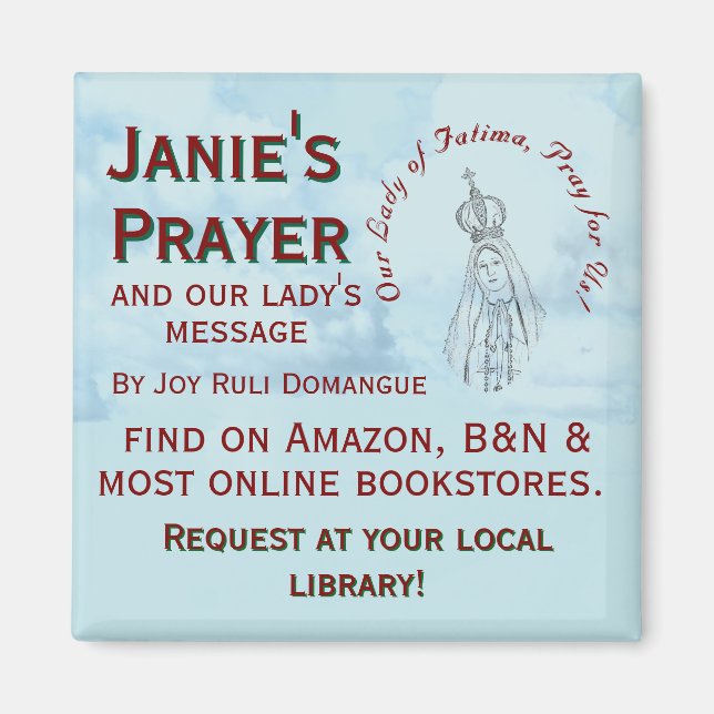 Imán Janie's Prayer Promotional (Frente)