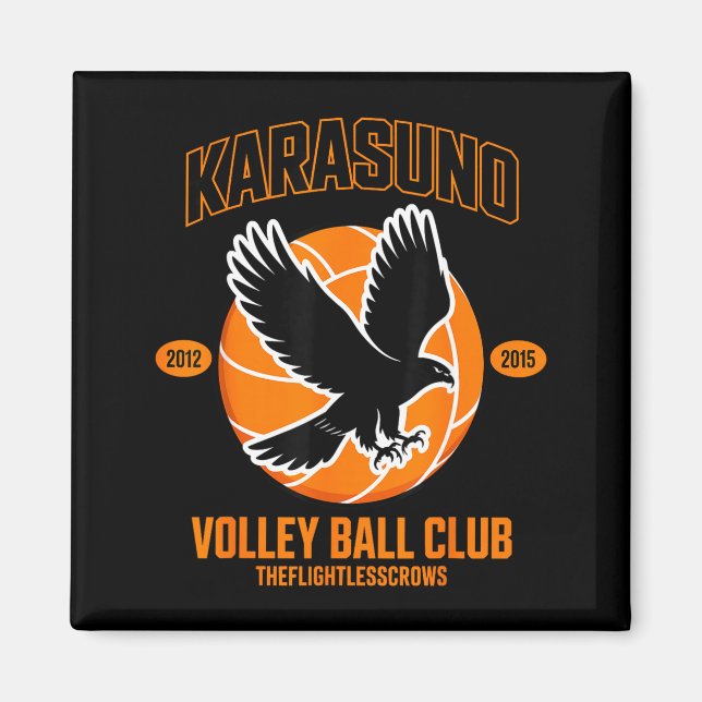 Imán Japanese Anime Volleyball Club Karasunooo High  (Frente)