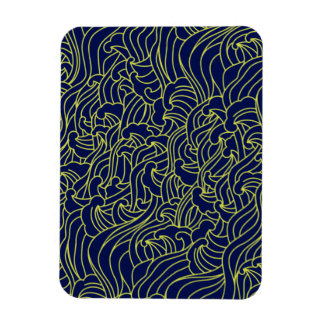 Imán Japanese Art Pattern Magnet