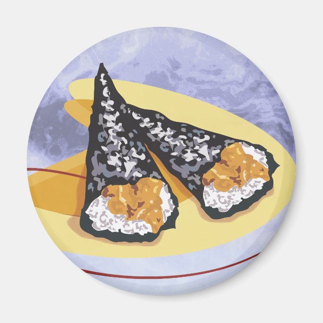 Imán Japanese Sushi Rolls Magnet (Frente)