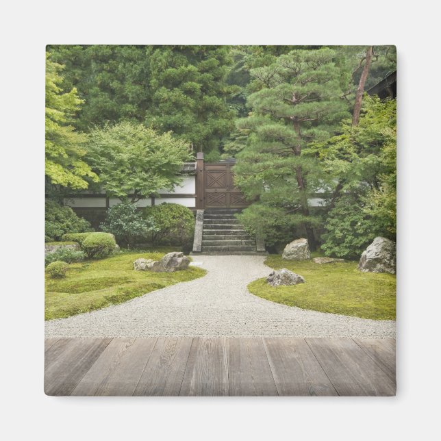 Imán Japón, Kioto, Jardín del Templo Sennyuji (Frente)