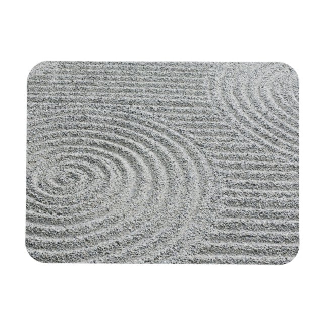 Imán Japón, Kioto, Templo Tofukuji, patrón de arena (Horizontal)