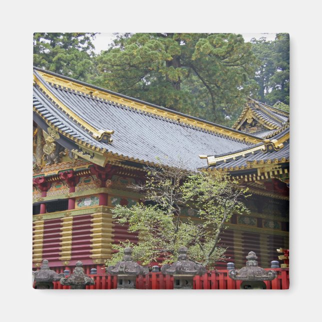 Imán Japón, Nikko. Santuario Toshogu y mausoleo en 2 (Frente)