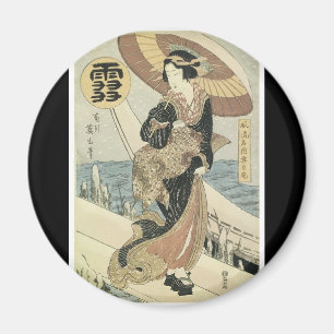 Imán japonés antiguo del arte