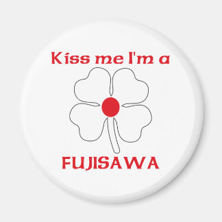 Imán Japonés personalizado me besa yo soy Fujisawa