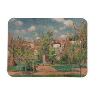 Imán Jardín a plena luz del sol, Camille PIssarro, 1876