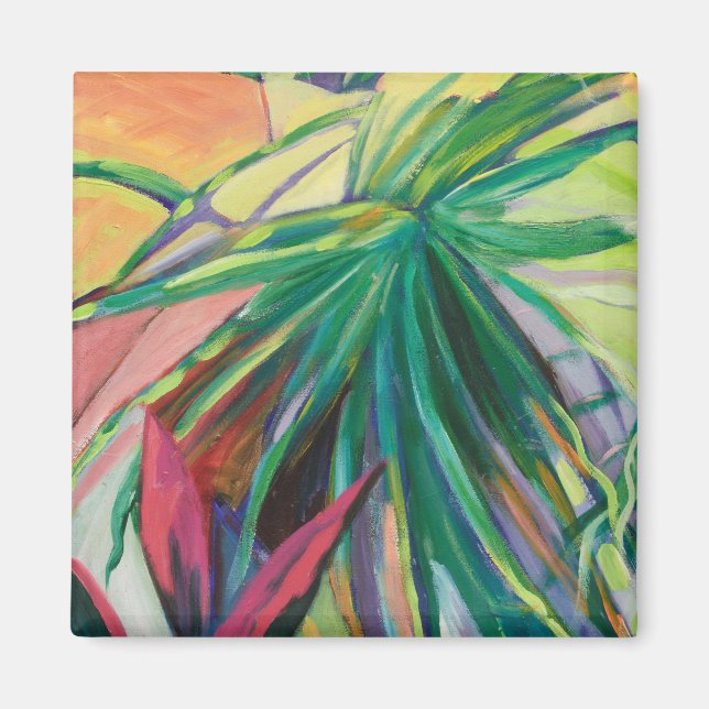 Imán Jardin Abstracto I (Frente)