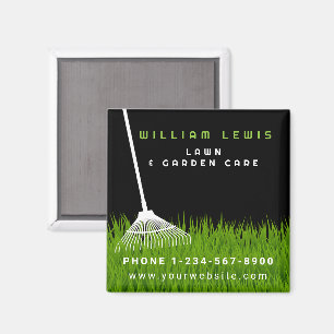 Imán Jardín Cuidado Paisajismo Rake de hierba moderna