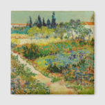 Imán Jardín de Arles | Vincent Van Gogh<br><div class="desc">Jardín en Arles (1888) del artista holandés post-impresionista Vincent Van Gogh. El arte original es un óleo sobre lienzo que representa un exuberante paisaje de flores de colores. 

Utilice las herramientas de diseño para agregar texto personalizado o personalizar la imagen.</div>