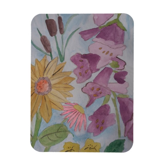 Imán Jardín de cabaña inglés (Vertical)