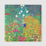 Imán Jardín de flores, Gustav Klimt<br><div class="desc">Gustav Klimt (14 de julio de 1862 - 6 de febrero de 1918) era un pintor sinfónico austriaco y uno de los miembros más destacados del movimiento secesión de Viena. Klimt es conocido por sus pinturas, murales, bocetos y otros objetos artísticos. Además de sus trabajos figurativos, que incluyen alegorías y...</div>