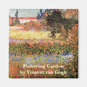 Imán Jardín de flores por Vincent van Gogh