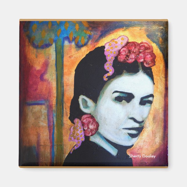 Imán Jardín de Frida (Frente)