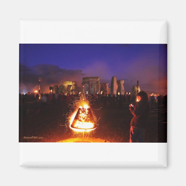 Imán Jardín de Fuego (Frente)