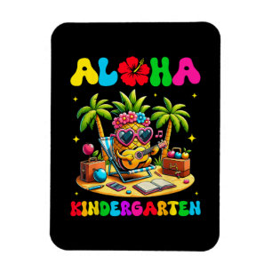 Imán Jardín de infancia Aloha Piña Hawái Vuelta al cole