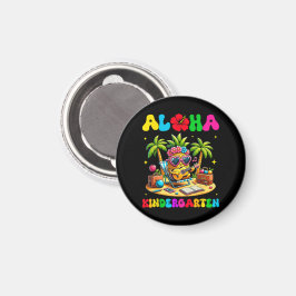 Imán Jardín de infancia Aloha Piña Hawái Vuelta al cole