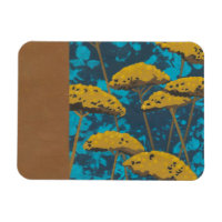 Jardín de la flecha dorada con fondo azul