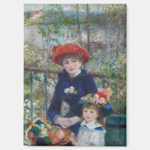 Imán Jardín de las hermanas Renoir Cottagecore Paisaje