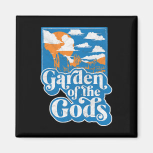 Imán Jardín De Los Dioses Colorado Vintage 80s Subida G