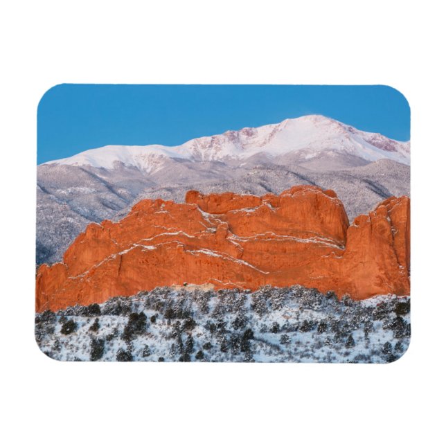 Imán Jardín de los Dioses | Pikes Peak, Colorado (Horizontal)
