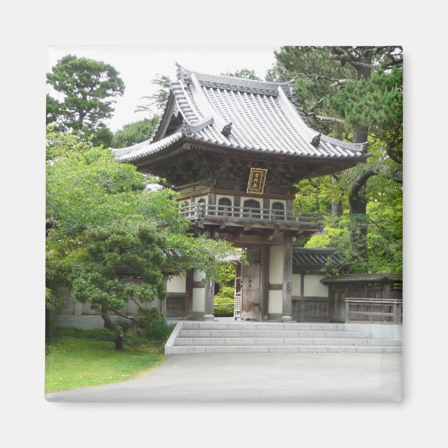 Imán Jardín de té japonés en San Francisco (Frente)