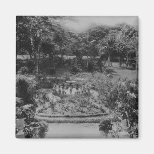 Imán Jardín de un chalet suburbano