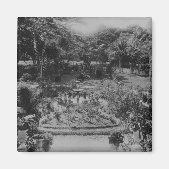 Imán Jardín de una villa suburbana (Frente)