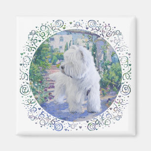 Imán Jardín de West Highland White Terrier