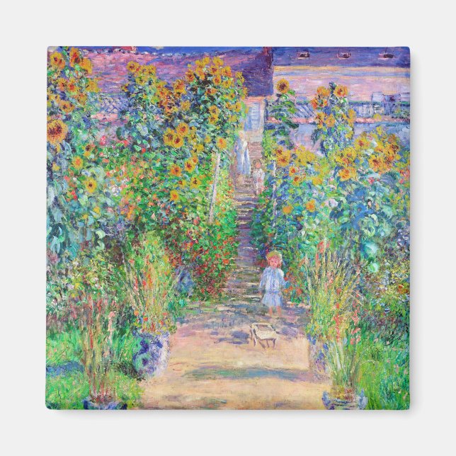 Imán Jardín del artista, Monet (Frente)