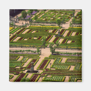 Imán Jardín en el castillo de Villandry, Indre-et-Loire