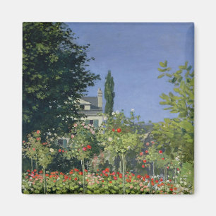 Imán Jardín floreciente de Claude Monet el   en