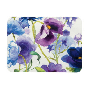 Imán Jardín mezclado azul y púrpura
