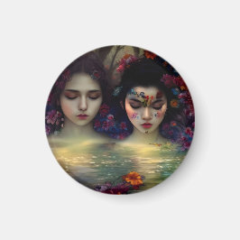 Imán Jardín místico: Sueños Florales